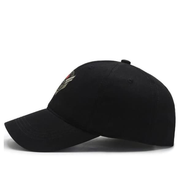 (Sort) Herrekasket - Udendørs fritid camouflage solhat - Sort