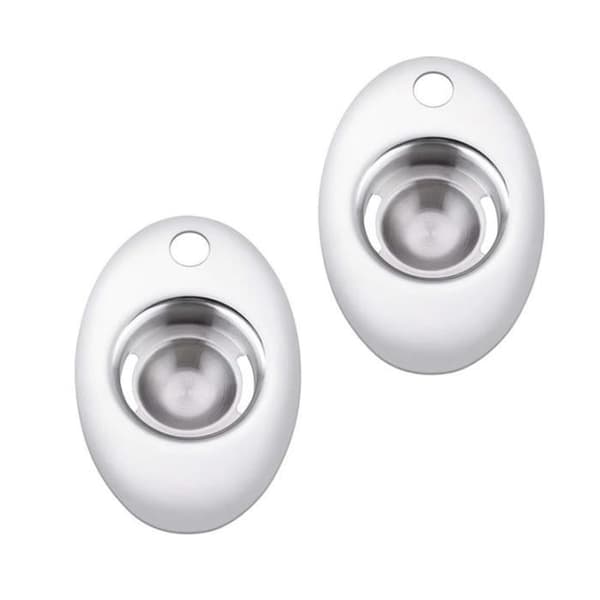 (Sølv) Eggseparator - Kjøkken - Rustfritt stål - 14 cm - Praktisk - Ideell for baking