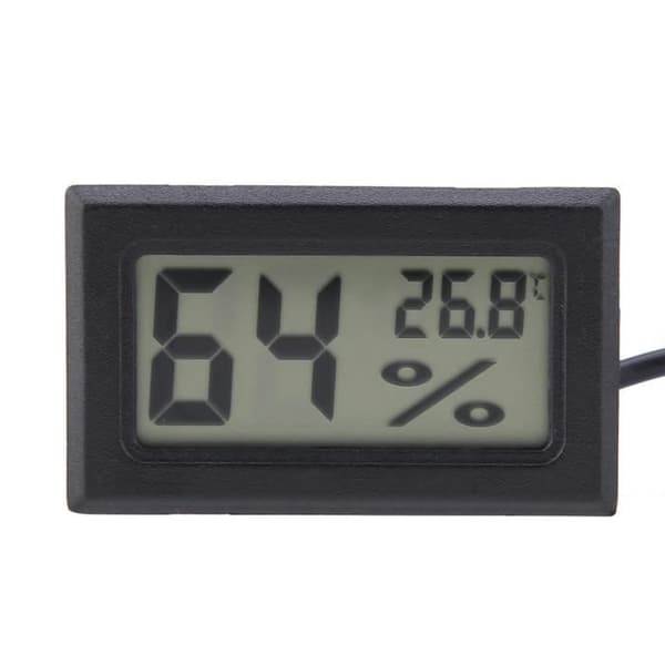 Termometer Hygrometer Digital LCD-skærm Termometer Måling Temperaturtester til Akvarium