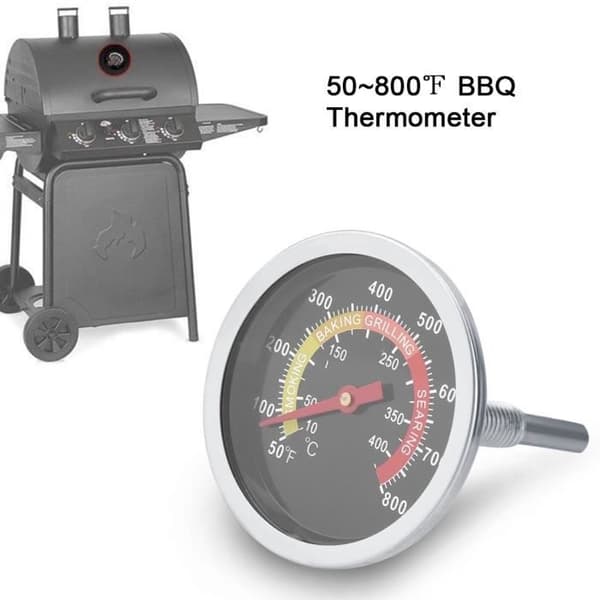 Lanqi ovntermometer i rustfrit stål til køkken 50~800G