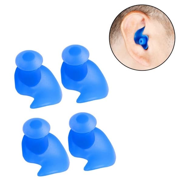 Simöronproppar, 2-pack, vattentäta och återanvändbara silikonproppar, för barn.