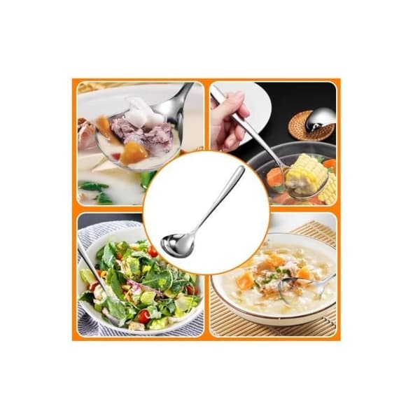 Suppeøse - Rustfrit stål - 20,5 cm - 304 rustfrit stål - Ergonomisk - Varmebestandig