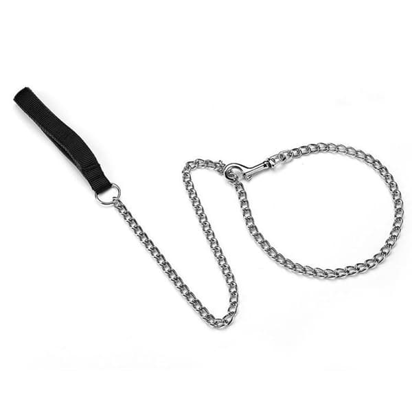 180 cm metall hundebånd anti-bitt