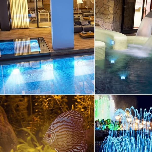 Lay-Z-Spa LED spabadslys tilbehør med 7 farver undervandslys