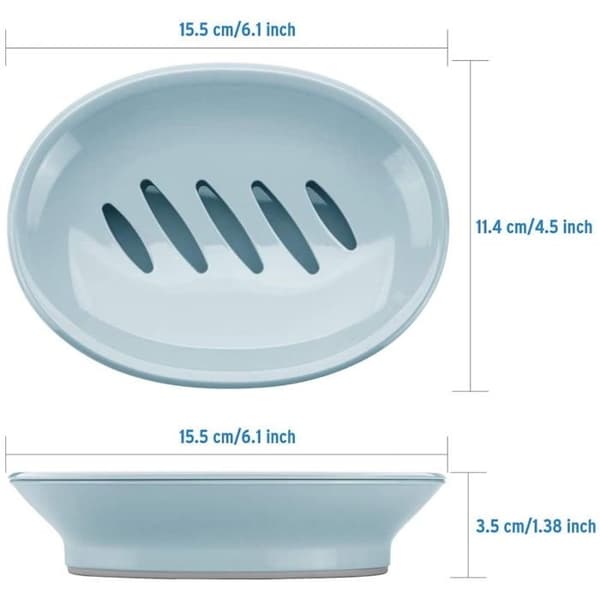 Plastsåpeskål til såpestykke, dusj, bad,