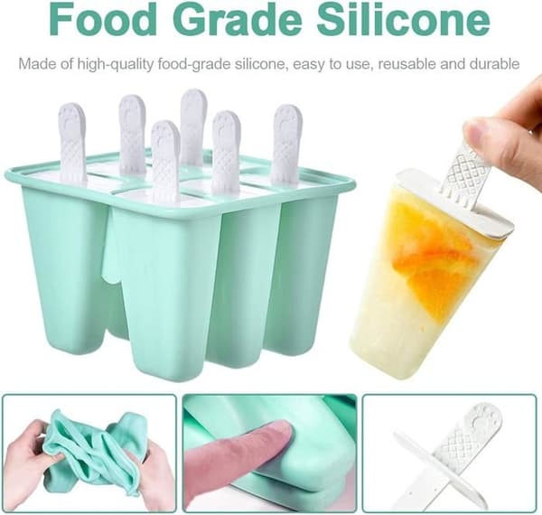 Silikone ispopforme, ispopforme, ispindeforme, genanvendelige ispopforme, ispindeformsæt