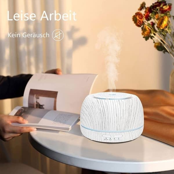 Tidsstyrt luftfukter, ultralyd og stille aromaterapi-luftfukter, aromaterapimaskin