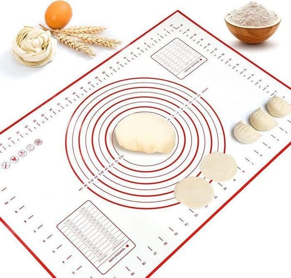 Silikon bakematte, bakematte, arbeidsmatte med dimensjoner, silikon deigmatte H0207