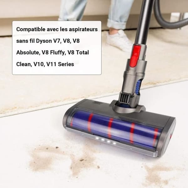 Gulvbørstehode til Dyson V7 V8 V10 V11 støvsuger