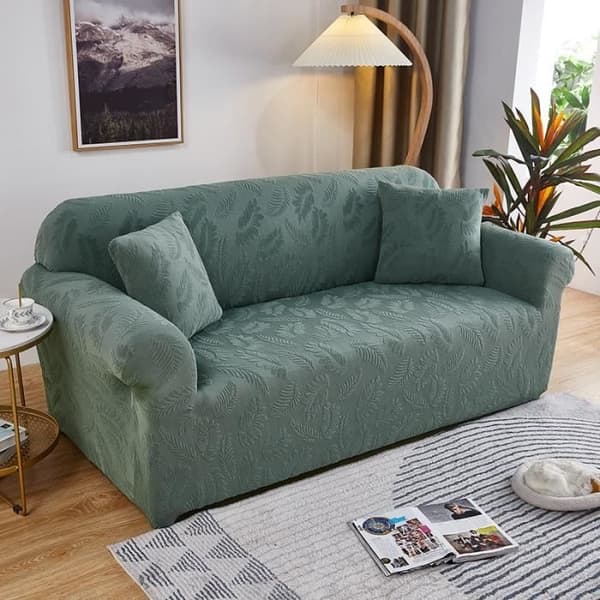 Sofatrekk - Jacquard - 2-seter - Lilla - Elastisk - Moderne