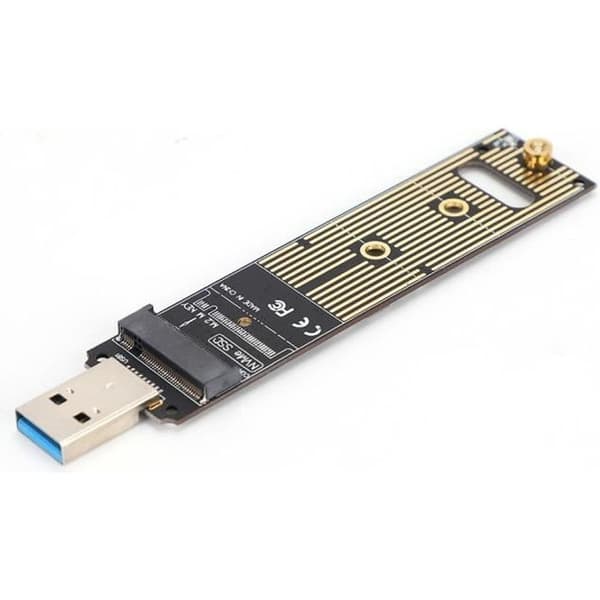 M.2 NVME SSD till USB-adapterkort hårddiskkonverteringskort