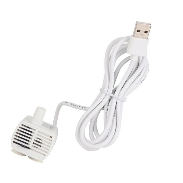 USB dränkbar minipump för akvarium, vattendispenser för husdjur