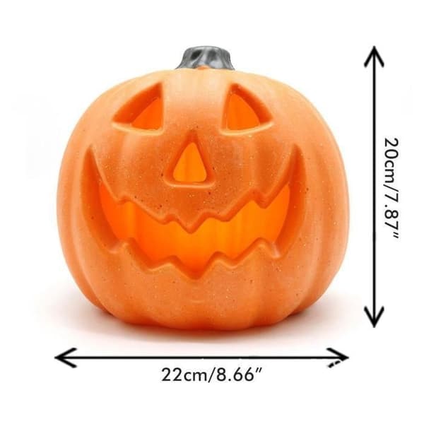 Halloween-gresskarlykter, simulert lysende gresskarlampe til Halloween-dekorasjon