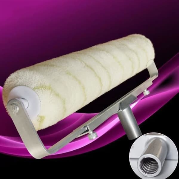 Malerullesett - 20 tommer - Superfin fiber og aluminiumslegering - Hvit