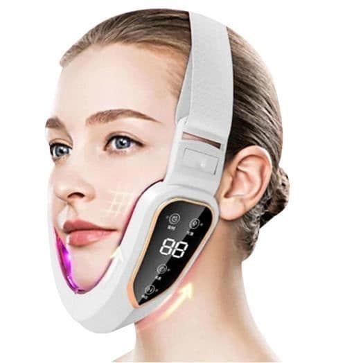 (Vit) V-Face ansiktsformande massageapparat - Elektrisk - Vit - Justerbar - 12