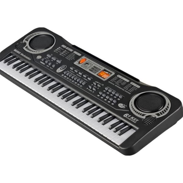 61 tangenter multifunksjonelt elektronisk piano for barn med mikrofon (USB)