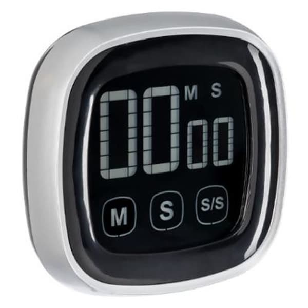 (Silver) Digital kökstimer "Magnetisk" 7cm Silver