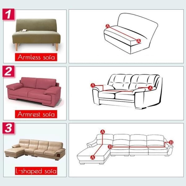 Överdrag till 2-sits soffa, elastiskt, töjbart, tjockt, mjukt, passar cyan