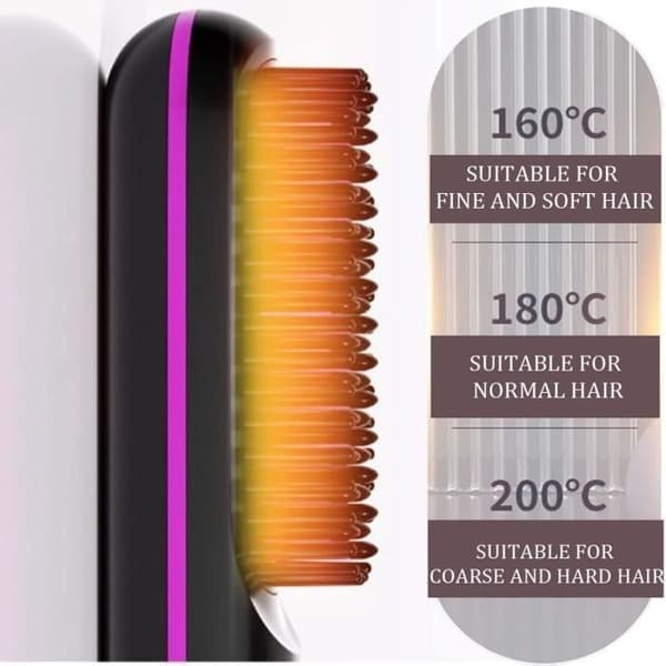 Bellabrush Pro hårborste, Bella Brush Pro, Bellabrush termisk borste, Bellabrush Pro sladdlös jonisk bärbar plattborste