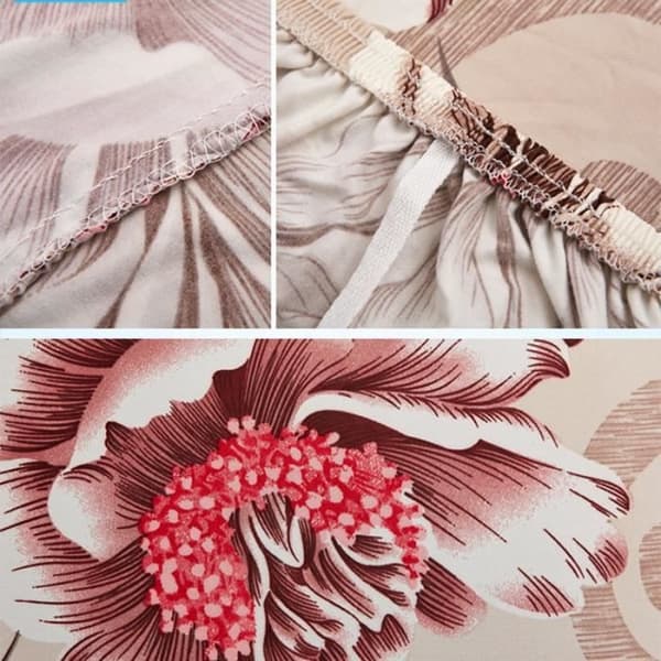 Trekk til 2-seters sofa, stretchsofabeskytter, heldekkende sofatrekk, sofapute (stil 4)