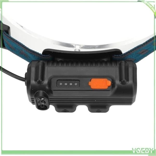 Hodelykt - V GEBY - Modell W678 - USB-oppladbar - Multilys - Svart