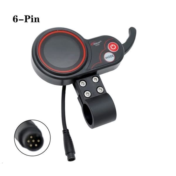 Farve 6-benet LCD-accelerationsinstrumentdisplay TF-100 til Kugoo M4 elektrisk scooter, tilbehør