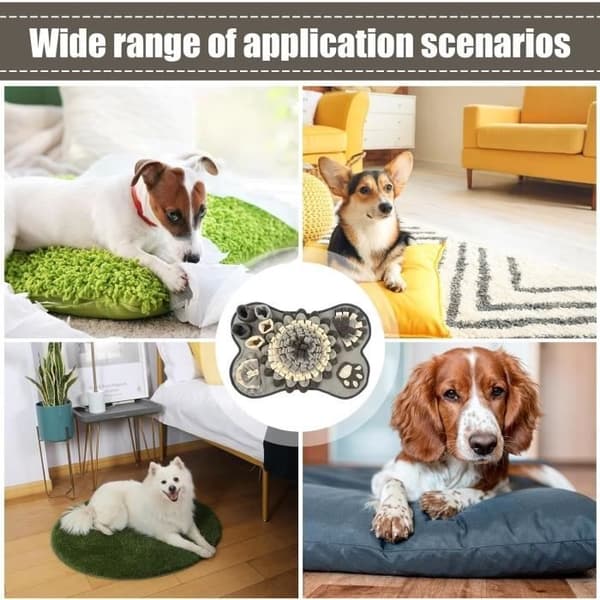 Generisk snusematte til hund, snusematte til hund for trening og fôring, snusematte til hund