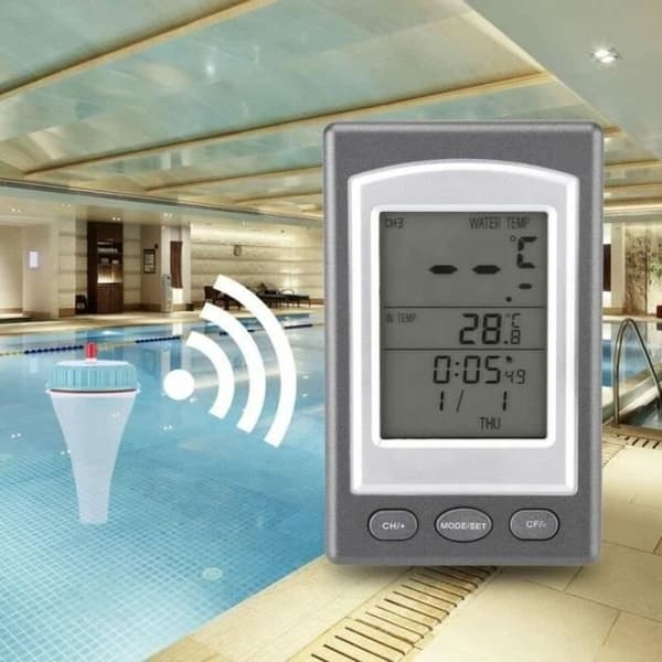 Flydende termometre, digitalt pooltermometer, spa-vandtemperaturtermometer