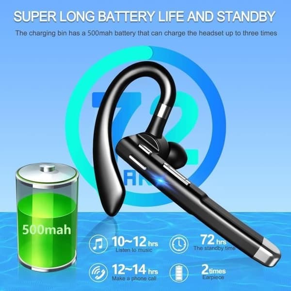 Trådløse Bluetooth-hovedtelefoner Bluetooth-headset Bluetooth-headset