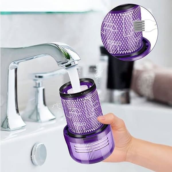 Filter til Dyson V12, HEPA vaskbart reservefilter til Dyson V12 Detect Slim Absolute Extra, reservedel