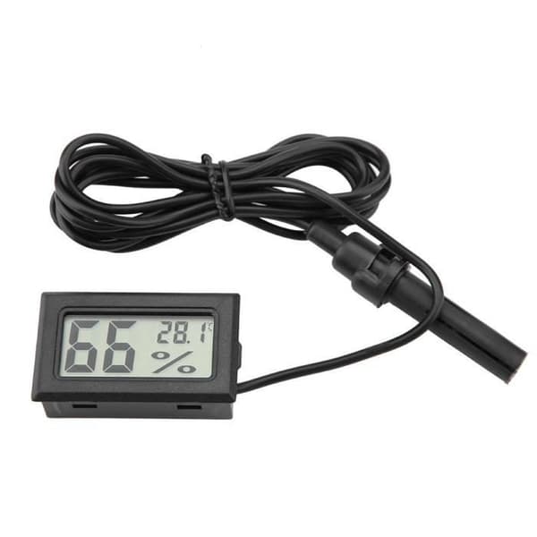 Termometer Hygrometer Digital LCD-skærm Termometer Måling Temperaturtester til Akvarium