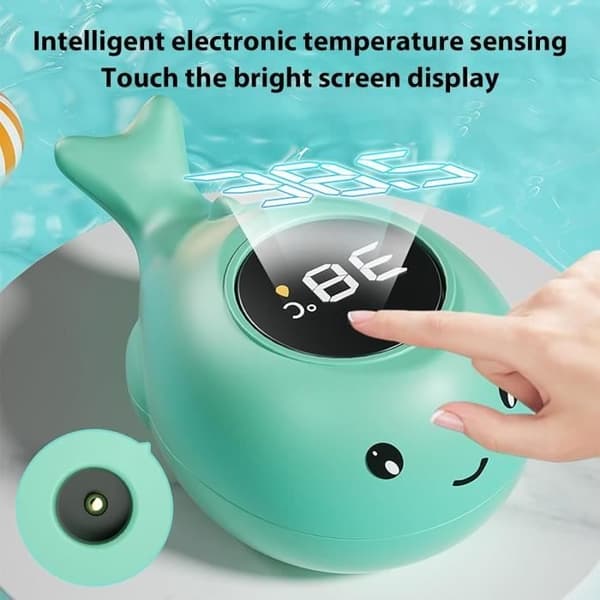 Badetermometer for baby, digitale LED-vanntermometer, flytende badekartermometer, vanntermometer