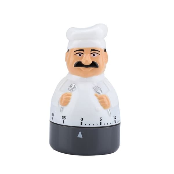 Kökstimer, matlagningsalarm, analog klocka, kockklocka, timer för