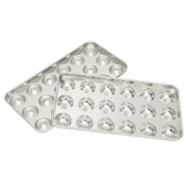 Isform - BEL - Rund isterningbakke - 304 rustfrit stål - Giftfri - Høj