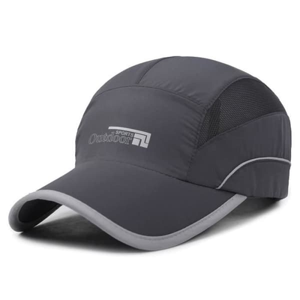 (Mørkegrå) Herre Dame Caps Solhatt Anti-UV