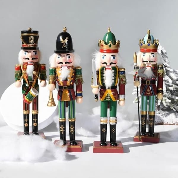 Nøtteknekkerfigur - KEENSO - 30 cm - Tre - Julepynt - Interiør