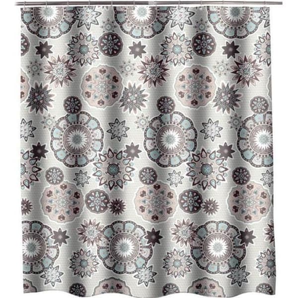 Dusjforheng - INSFITY - 240 x 200 cm - Polyester - Hvit - Moderne - Design