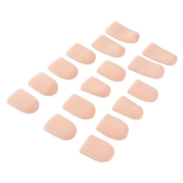 Skyddande geltåhylsor - DRFEIFY - 16-pack - Vita