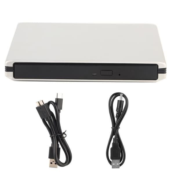 DUOKON USB3.0 Blu-Ray DVD-stasjon - Ekstern brenner - 3D Blu-ray-avspilling og -brenning