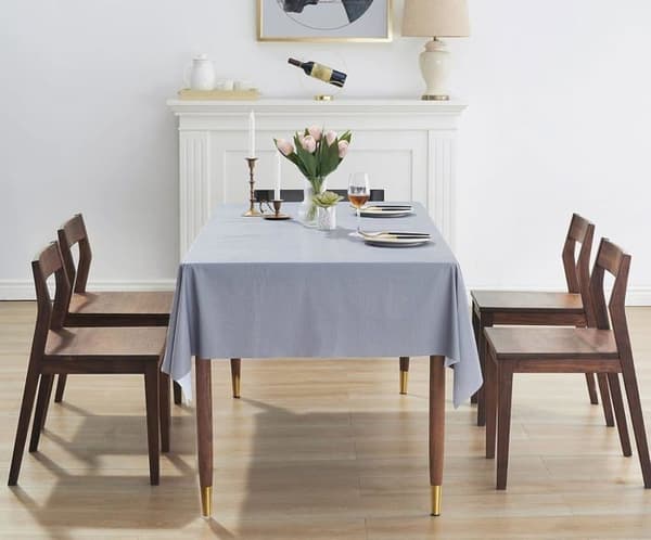 Rektangulær duk, vaskbar voksduk, flekkavvisende vanntett rektangulær plastduk, 200 x 140 cm