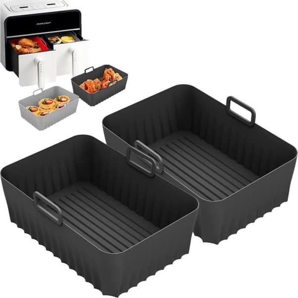 Tilbehør til airfryer, 2-pak airfryerforme til, Tilbehør til airfryer,