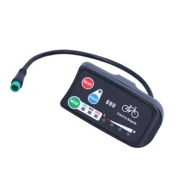 (som billede) VINGVO elcykeldisplaycomputerdisplay til KT-LED880 elcykeldisplayindikator