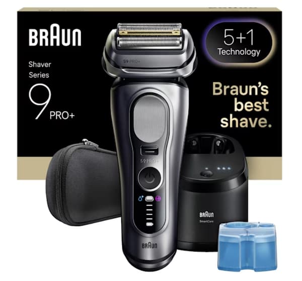 Braun Series 9 Pro+ 9667CC Rakapparat Silver