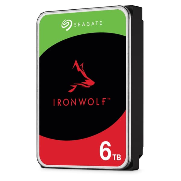 Seagate IronWolf hårddisk ST6000VN006 6TB 3,5" SATA-600