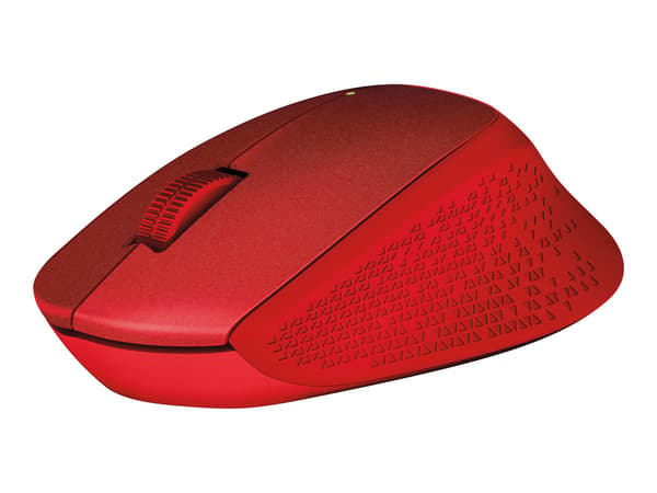 Logitech M330 SILENT PLUS Mekanisk trådlös röd