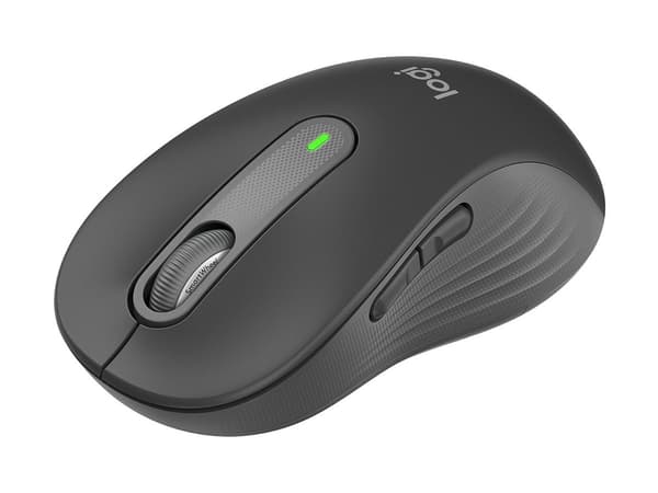 Logitech Signature M650 Optisk trådlös Svart Grå