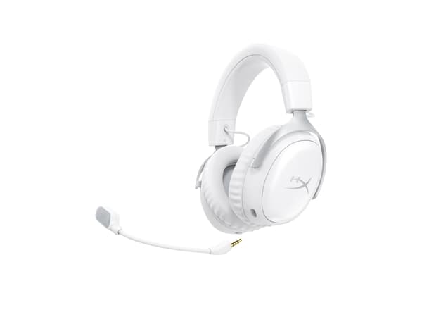 HyperX Cloud III S Wireless White Gaming Trådløs Høretelefoner Hvid