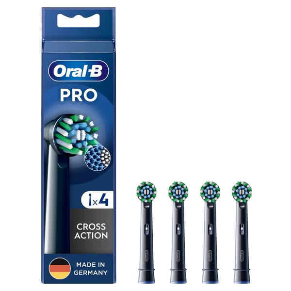 Oral-B Cross Action 4 pack Sæt til udskiftning af børstehoved 4