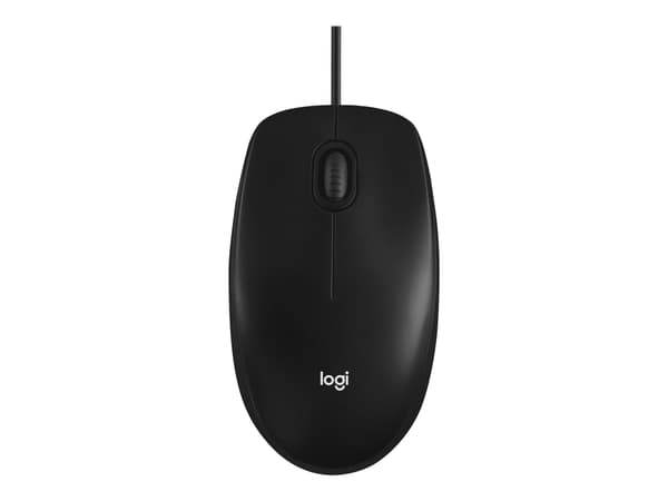 Logitech M100 optisk kabel svart