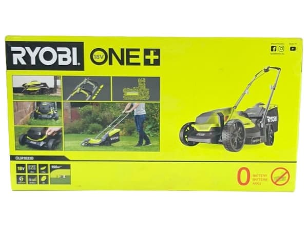Ryobi One+ OLM1833B elektrisk gräsklippare 33 cm klippbredd